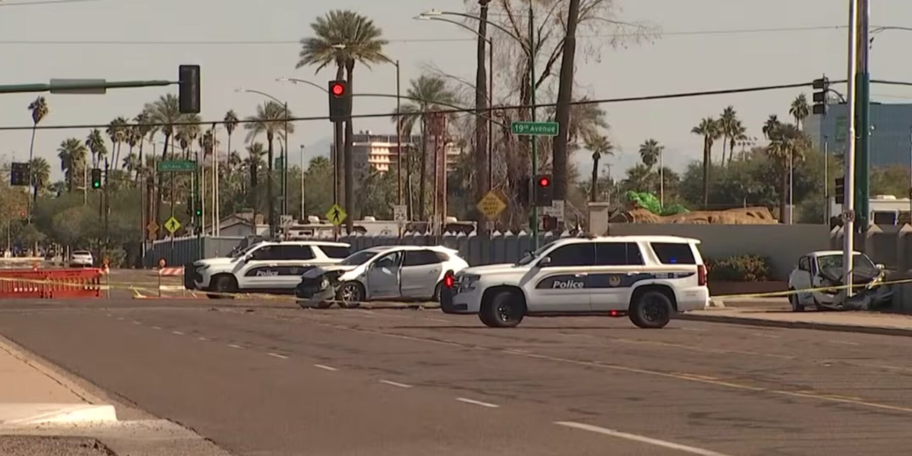 Central Phoenix Intersection Closed Following Fatal Crash